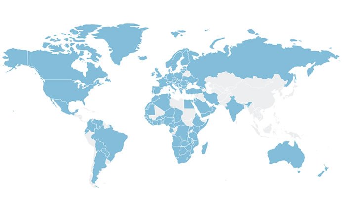Global Reach Map